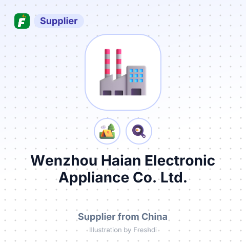 Wenzhou Haian Electronic Appliance Co., Ltd. – summary card, no photo uploaded yet