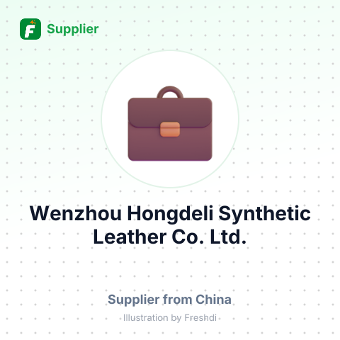 Wenzhou Hongdeli Synthetic Leather Co. Ltd. – summary card, no photo uploaded yet