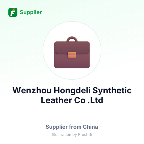 Wenzhou Hongdeli Synthetic Leather Co,.Ltd – summary card, no photo uploaded yet