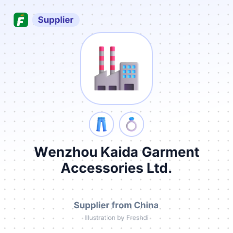 Wenzhou Kaida Garment Accessories Ltd. – summary card, no photo uploaded yet