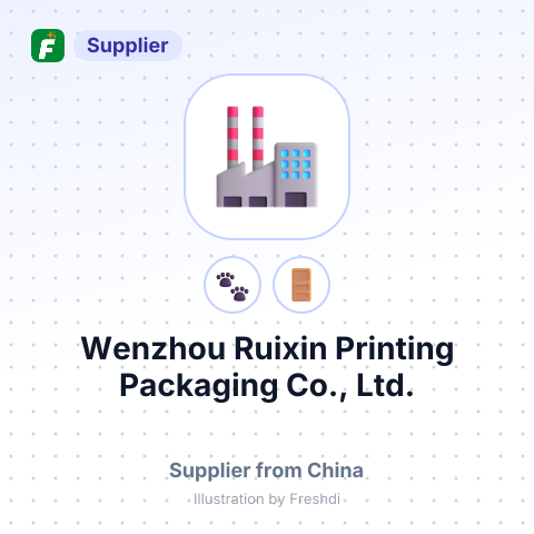 Wenzhou Ruixin Printing Packaging Co., Ltd. – summary card, no photo uploaded yet