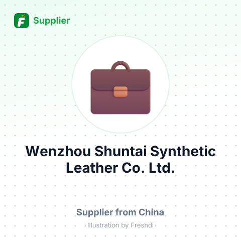 Wenzhou Shuntai Synthetic Leather Co., Ltd. – summary card, no photo uploaded yet