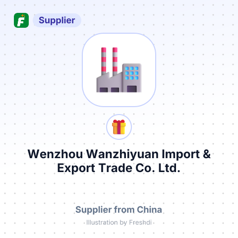 Wenzhou Wanzhiyuan Import & Export Trade Co., Ltd. – summary card, no photo uploaded yet
