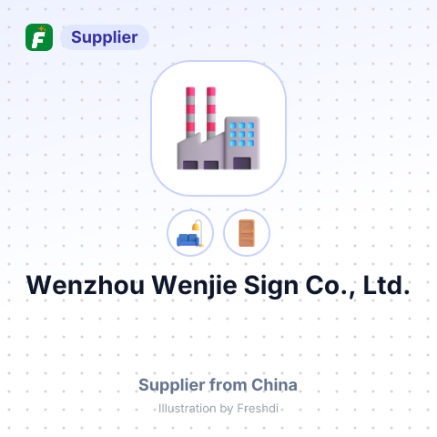 Wenzhou Wenjie Sign Co., Ltd. – summary card, no photo uploaded yet
