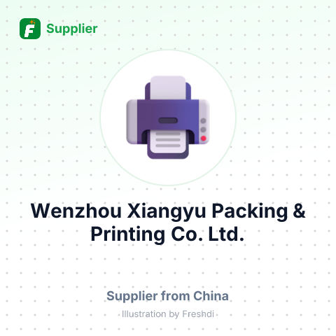 Wenzhou Xiangyu Packing & Printing Co., Ltd. – summary card, no photo uploaded yet