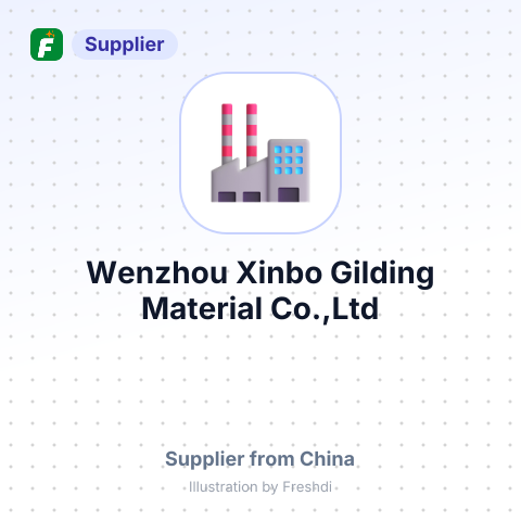 Wenzhou Xinbo Gilding Material Co.,Ltd – summary card, no photo uploaded yet