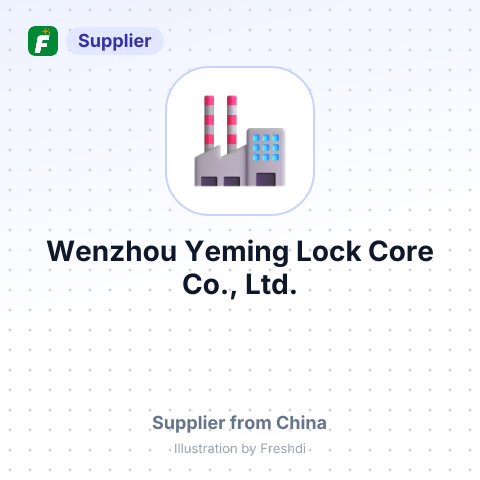 Wenzhou Yeming Lock Core Co., Ltd. – summary card, no photo uploaded yet