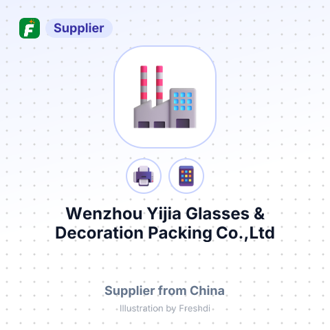Wenzhou Yijia Glasses & Decoration Packing Co.,Ltd – summary card, no photo uploaded yet
