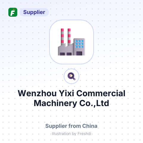 Wenzhou Yixi Commercial Machinery Co.,Ltd – summary card, no photo uploaded yet