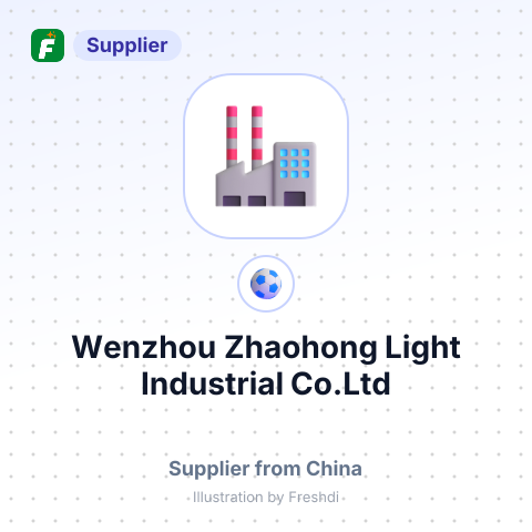 Wenzhou Zhaohong Light Industrial Co.Ltd – summary card, no photo uploaded yet