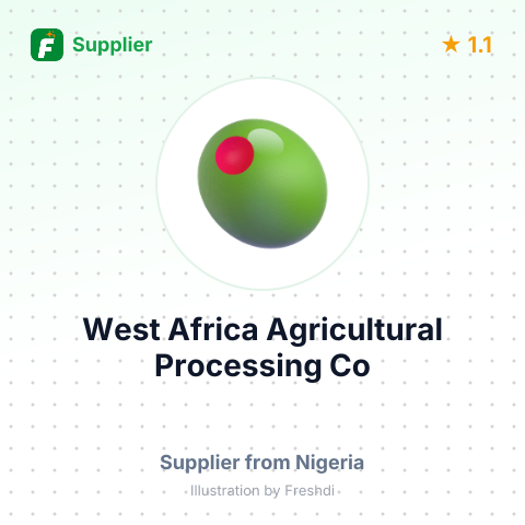 West Africa Agricultural Processing Co – summary card, no photo uploaded yet