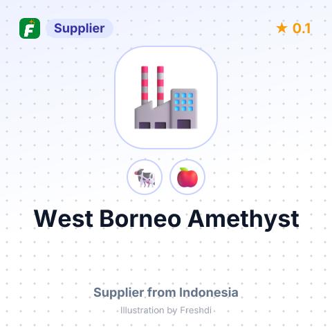 West Borneo Amethyst  – summary card, no photo uploaded yet