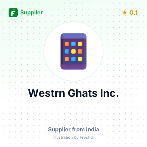 Westrn Ghats Inc.  – summary card, no photo uploaded yet