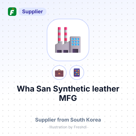 Wha San Synthetic leather MFG – summary card, no photo uploaded yet