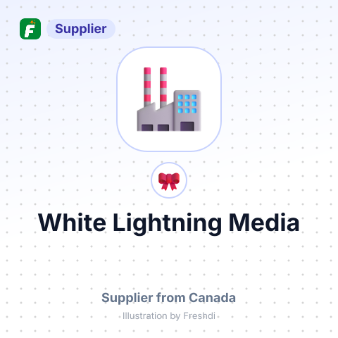 White Lightning Media – summary card, no photo uploaded yet