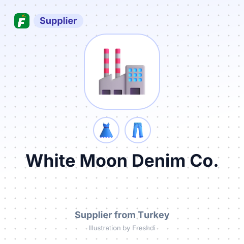 White Moon Denim Co. – summary card, no photo uploaded yet