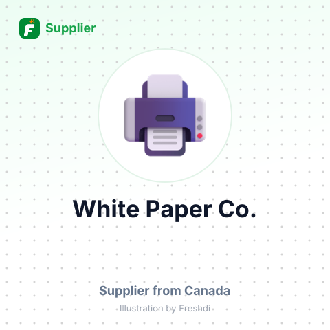 White Paper Co. – summary card, no photo uploaded yet