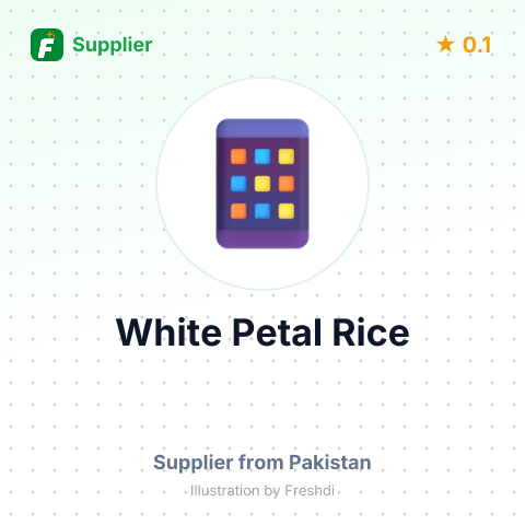 White Petal Rice  – summary card, no photo uploaded yet