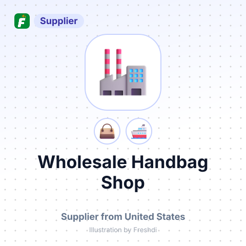 Wholesale Handbag Shop – summary card, no photo uploaded yet