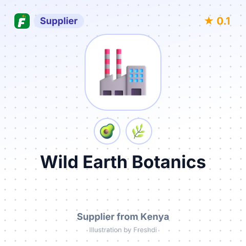 Wild Earth Botanics  – summary card, no photo uploaded yet