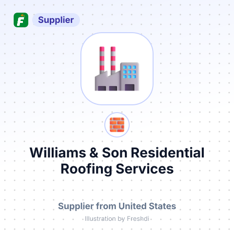 Williams & Son Residential Roofing Services – summary card, no photo uploaded yet