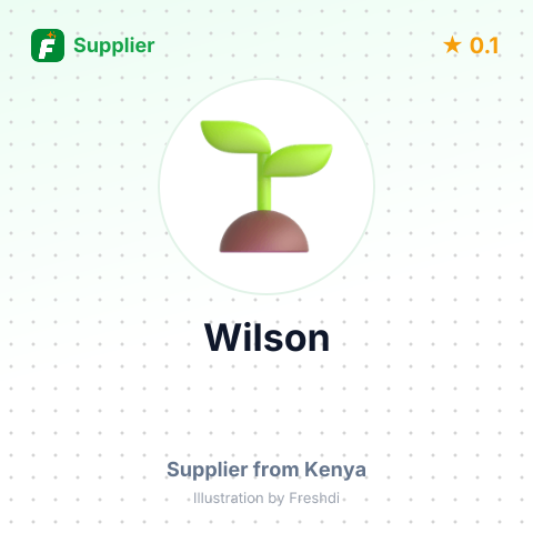 Wilson  – summary card, no photo uploaded yet