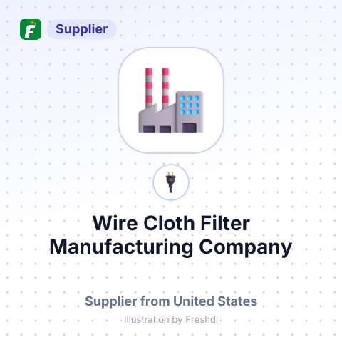 Wire Cloth Filter Manufacturing Company – summary card, no photo uploaded yet