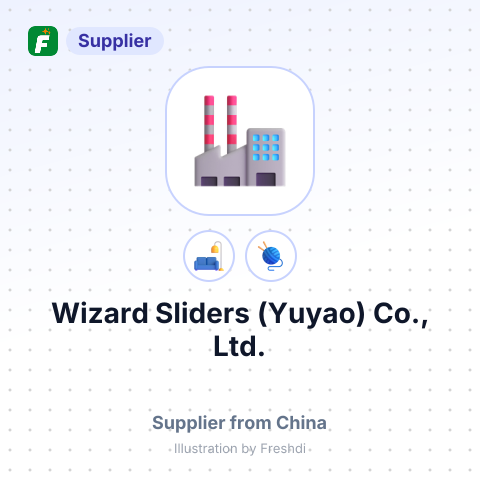 Wizard Sliders (Yuyao) Co., Ltd. – summary card, no photo uploaded yet
