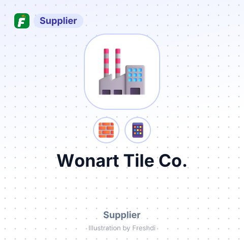 Wonart Tile Co. – summary card, no photo uploaded yet