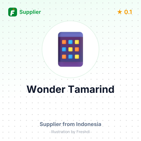 Wonder Tamarind  – summary card, no photo uploaded yet
