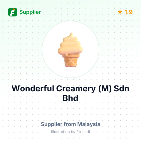 Wonderful Creamery (M) Sdn Bhd – summary card, no photo uploaded yet
