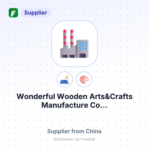 Wonderful Wooden Arts&Crafts Manufacture Co... – summary card, no photo uploaded yet