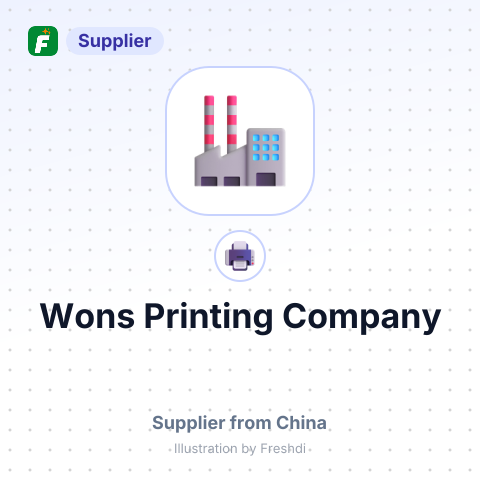 Wons Printing Company – summary card, no photo uploaded yet