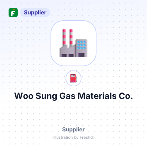 Woo Sung Gas Materials Co. – summary card, no photo uploaded yet