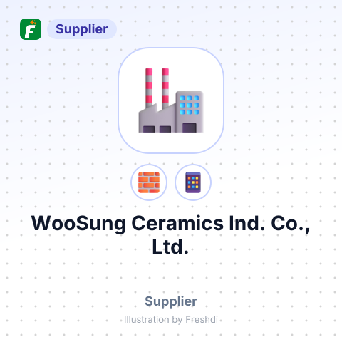 WooSung Ceramics Ind. Co., Ltd. – summary card, no photo uploaded yet