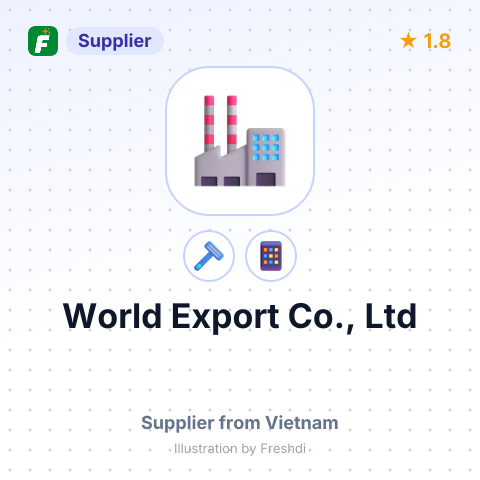 World Export Co., Ltd – summary card, no photo uploaded yet