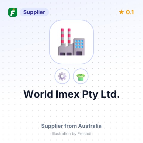 World Imex Pty Ltd.  – summary card, no photo uploaded yet