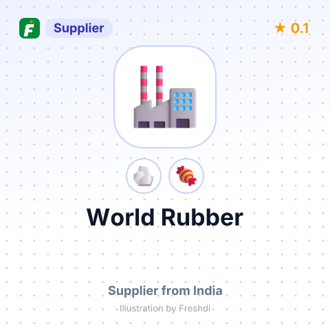 World Rubber  – summary card, no photo uploaded yet