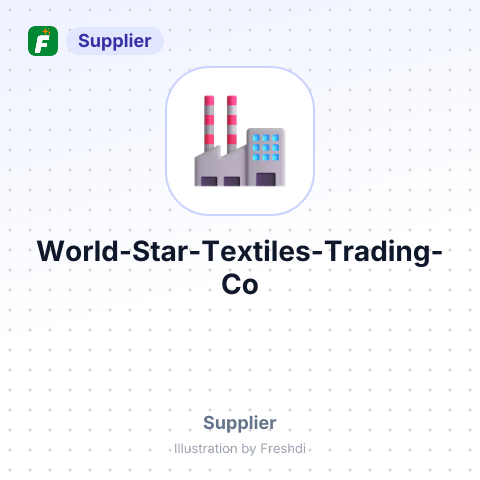 World Star Textiles & Trading Co – summary card, no photo uploaded yet