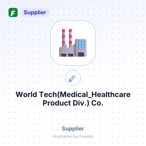 World Tech(Medical_Healthcare Product Div.) Co., Ltd. – summary card, no photo uploaded yet