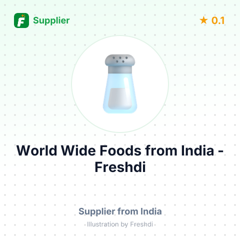 World Wide Foods  – summary card, no photo uploaded yet
