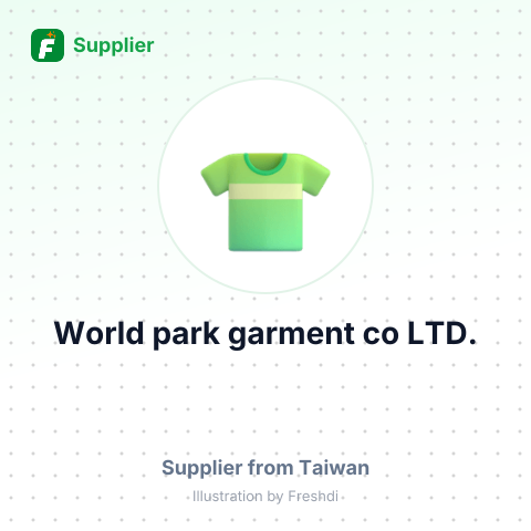 World park garment co,LTD. – summary card, no photo uploaded yet