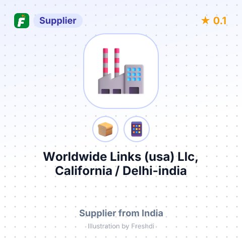 Worldwide Links (usa) Llc, California / Delhi-india  – summary card, no photo uploaded yet