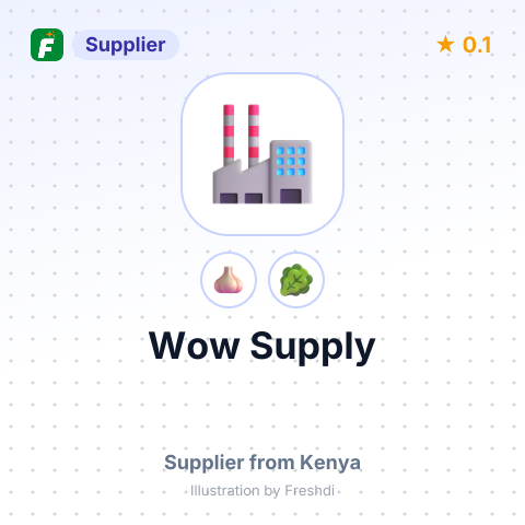 Wow Supply  – summary card, no photo uploaded yet