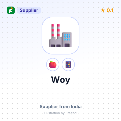 Woy  – summary card, no photo uploaded yet