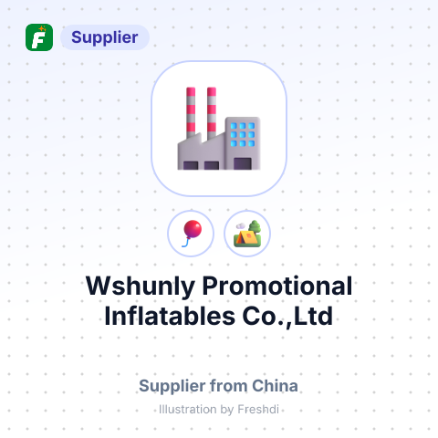 Wshunly Promotional Inflatables Co.,Ltd – summary card, no photo uploaded yet