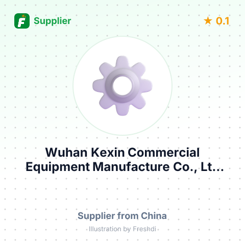 Wuhan Kexin Commercial Equipment Manufacture Co., Ltd  – summary card, no photo uploaded yet