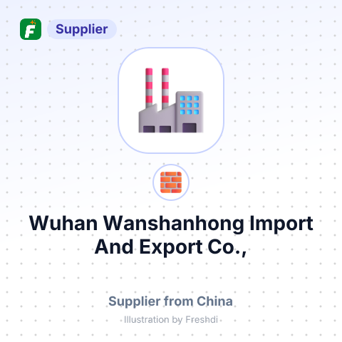 Wuhan Wanshanhong Import And Export Co., – summary card, no photo uploaded yet