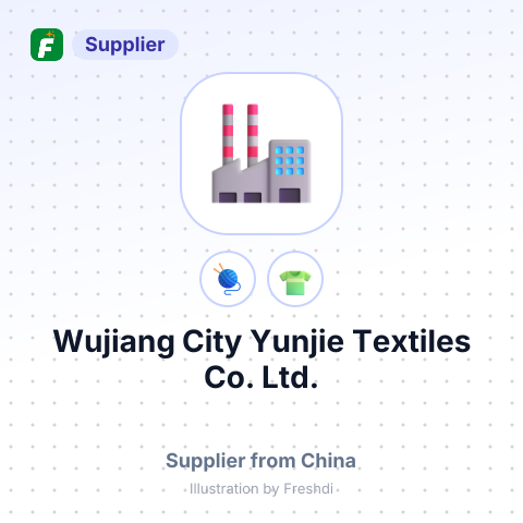 Wujiang City Yunjie Textiles Co., Ltd. – summary card, no photo uploaded yet