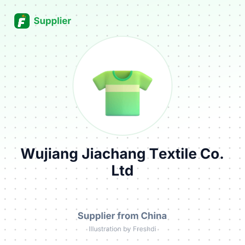 Wujiang Jiachang Textile Co.,Ltd – summary card, no photo uploaded yet